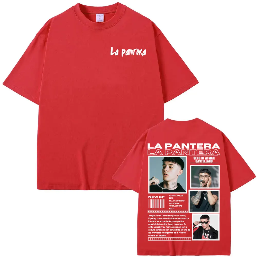 Singer La Pantera Album Tour 2025 Merch T Shirts Men Women Fashion