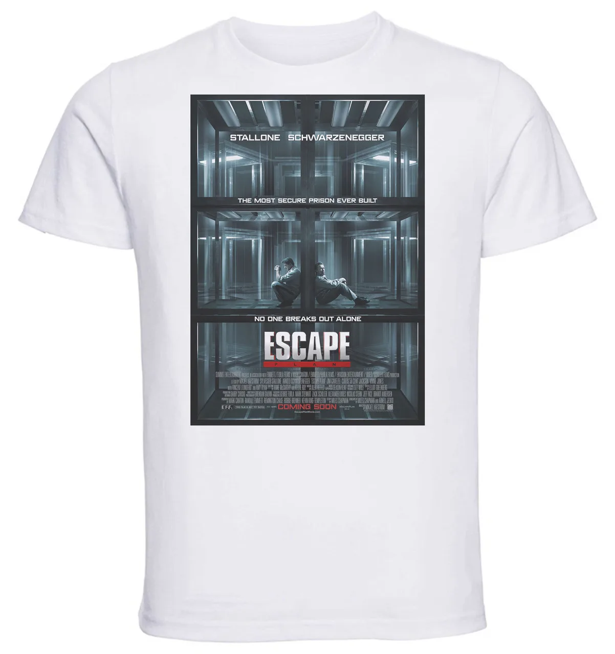 

T-shirt Unisex - White - Escape Plan Playbill