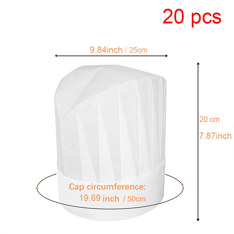 כובעי שף מבד