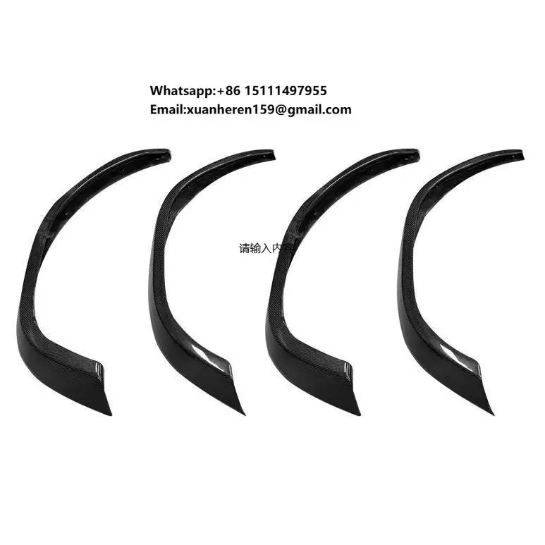 

Ford Bronco Carbon Fiber Narrow Fenders Glossy 4-Piece Set for Off-Road Style Enhancement and Vehicle Protection