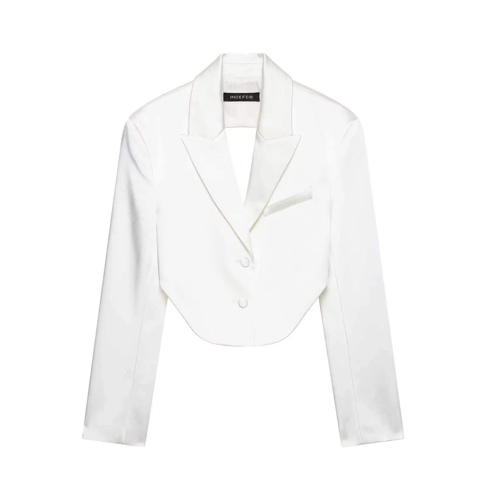 

YYAHAHAS Satin Silk Suit Set Women Backless Short Blazer Wide Leg Pants Two Piece Outfit