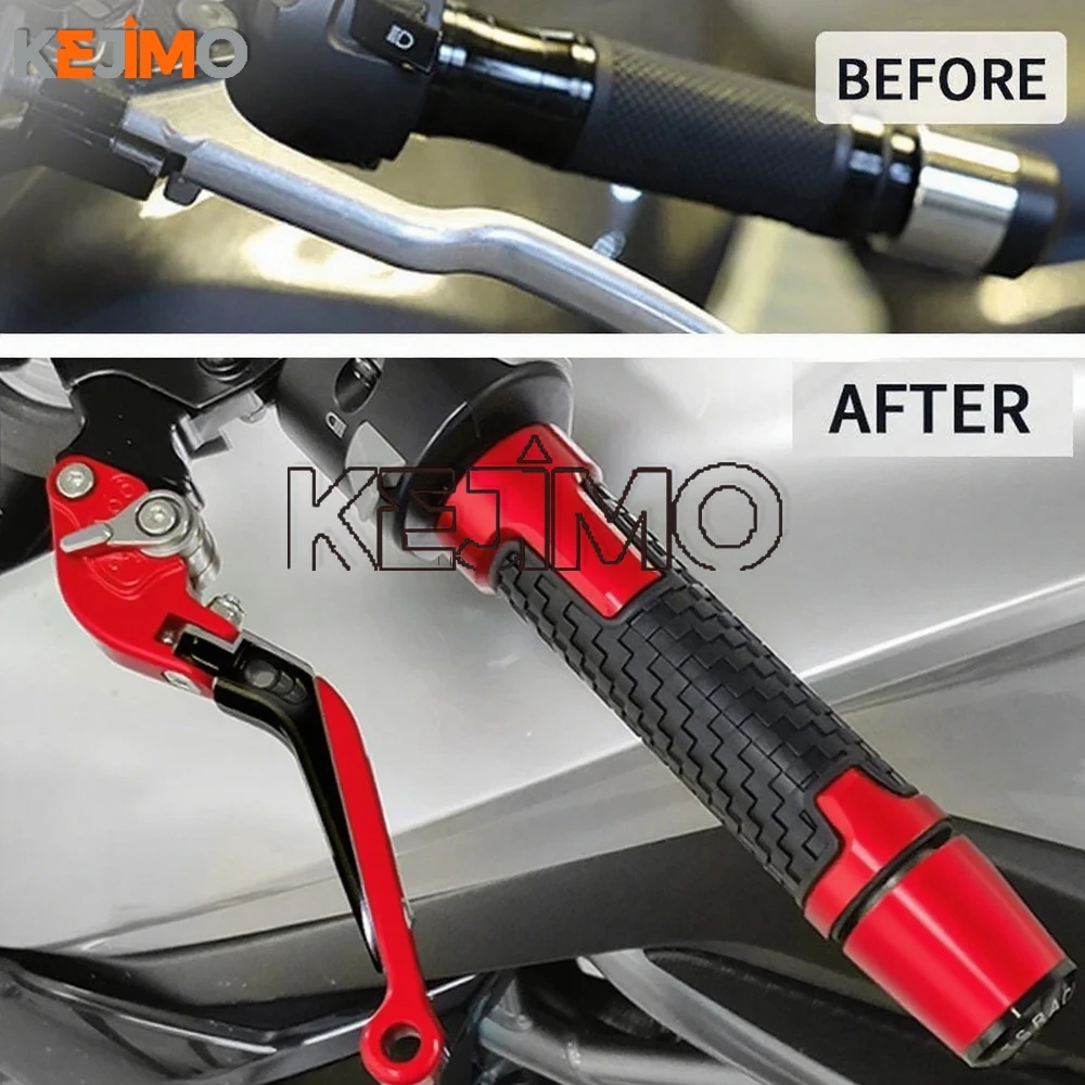 For HONDA CB600F CB 600F HORNET 600 1998 1999 2000 2001 2002 2003 2004-2006 Brake Clutch Levers CNC Folding Extendable Handlebar view 6