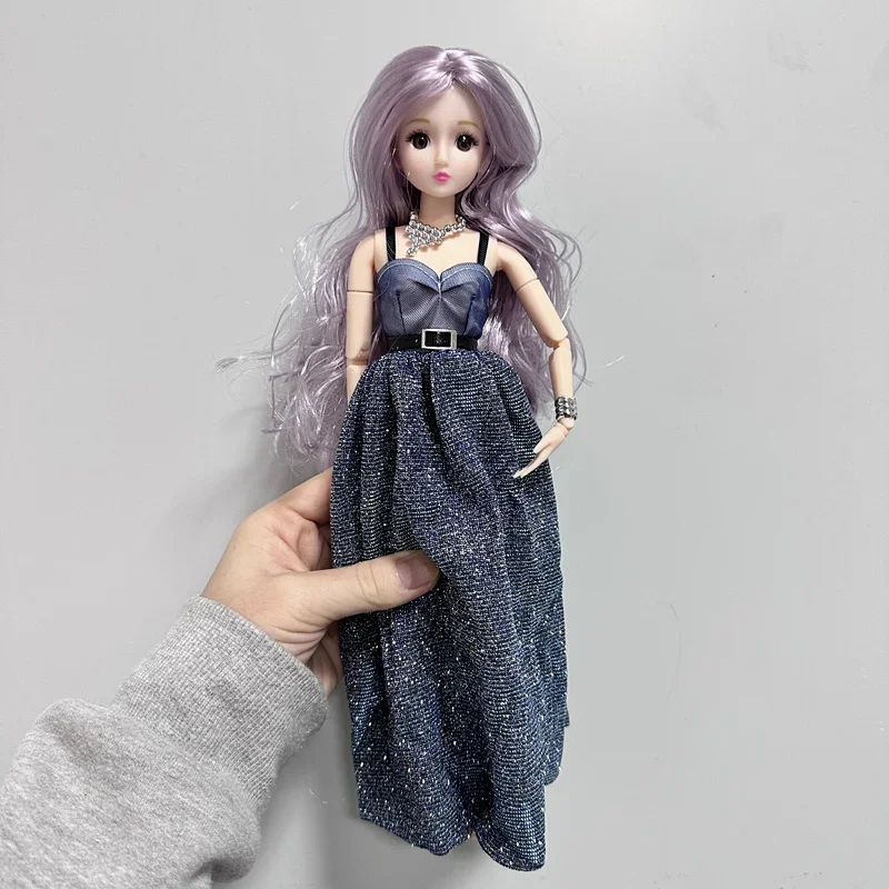 30cm Female Doll Set 1/6 MJD Princess Girl with Clothes Dress Up Toy for Children with Random Shoes