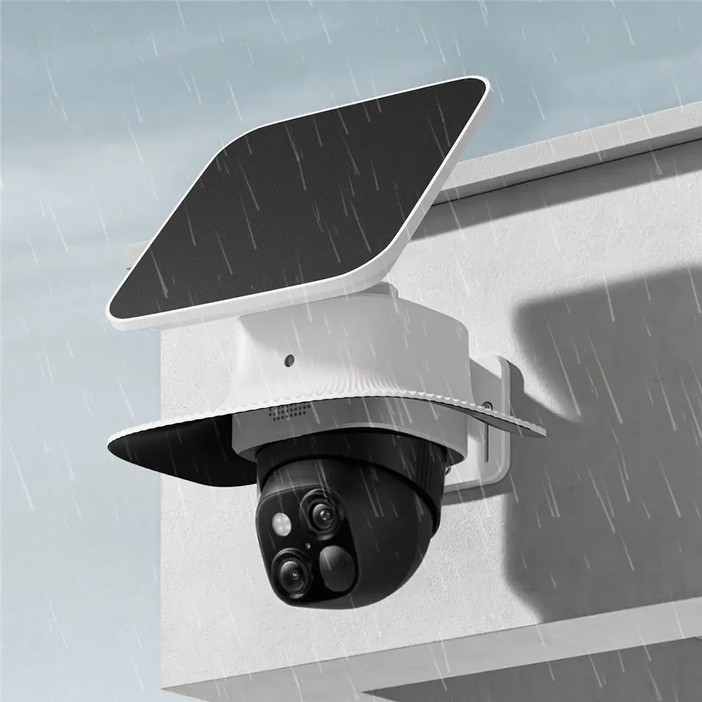 غطاء مقاوم للطقس لكاميرا المطر والشمس من البلاستيك الأبيض لحماية الكاميرا غطاء كاميرا الأمان لهاتف Eufy S340 #3