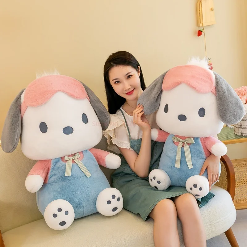 Sanrio Online Celebrity Pochacco Peluche Bambola Grande Peluche Kawaii Cuscino Ragazza Decorazione della Camera Regali di Festa Bambole per Bambini.