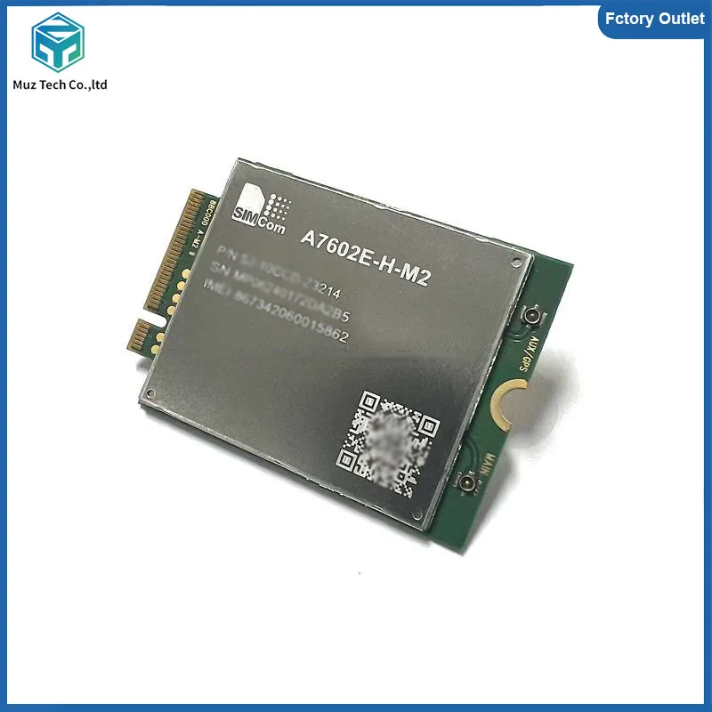 A7602E-H-M.2 SIMCOM 4G LTE CAT4 Wireless Cellular Modules Wifi Modems Iot Project A7602E A7602E-H LBBD GNSS Modems A7602E-H-M.2