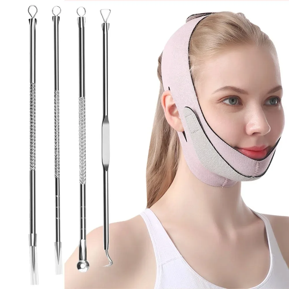 Face Chin Cheek Lift Up Slimming Slim Mask Ultra-thin Belt Strap Band Women Reduce Double Chin Skin Facial Massager Skin Care