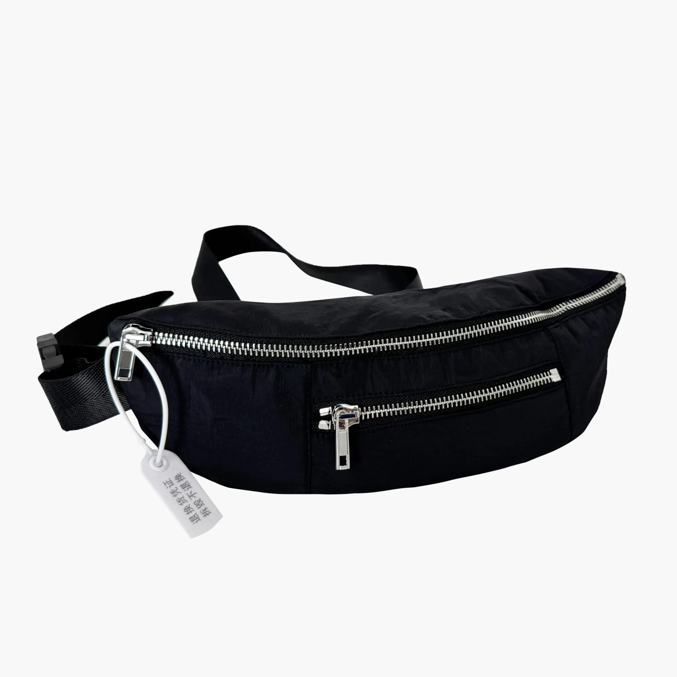 

Owen Seak Men's Breast Package Women Outdoor Sports Bag Nylon Canvas Pouc Korean-style Waist Bag Pouch Crossbody Male Banana Bag