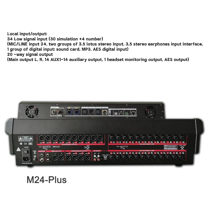 M24 Digitale Mixer Console Professioneel Audio Geluid Professionele Geluidsmixer Sound Craft Mixer