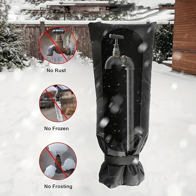 New Winter Waterproof Outdoor Faucet Cover Outside Garden Faucet Freeze Protection Sock Reusable Tap Protector