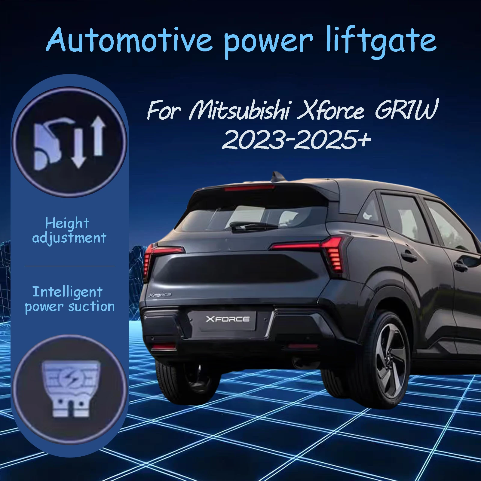 

For Mitsubishi Xforce GR1W 2023-2025+ Electric tailgate automatic suction locks suitable Trunk modification system