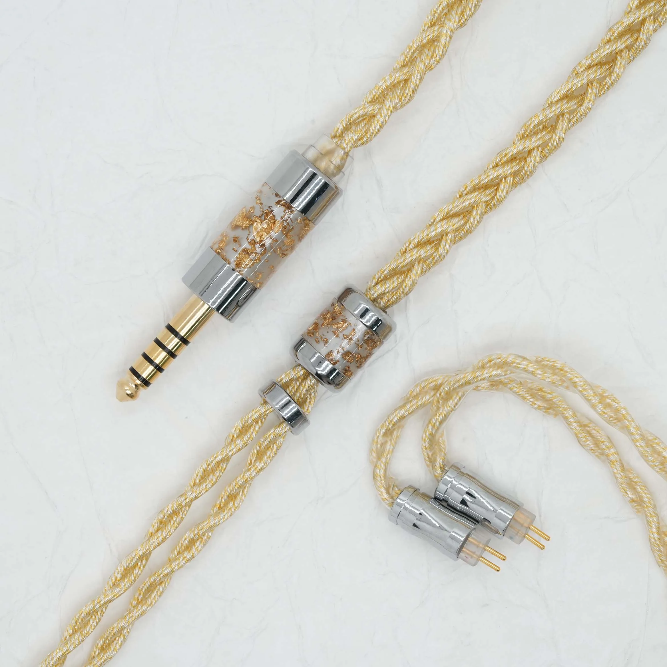 ZiSin-26 HiFi IEM-Kabel für KZ FiiO MoonDrop mit 2,5/3,5/4,4mm auf IE900/2PIN/MMCX/QDC/TFZ/Dual 3,5mm Anschlüssen – Detail 9