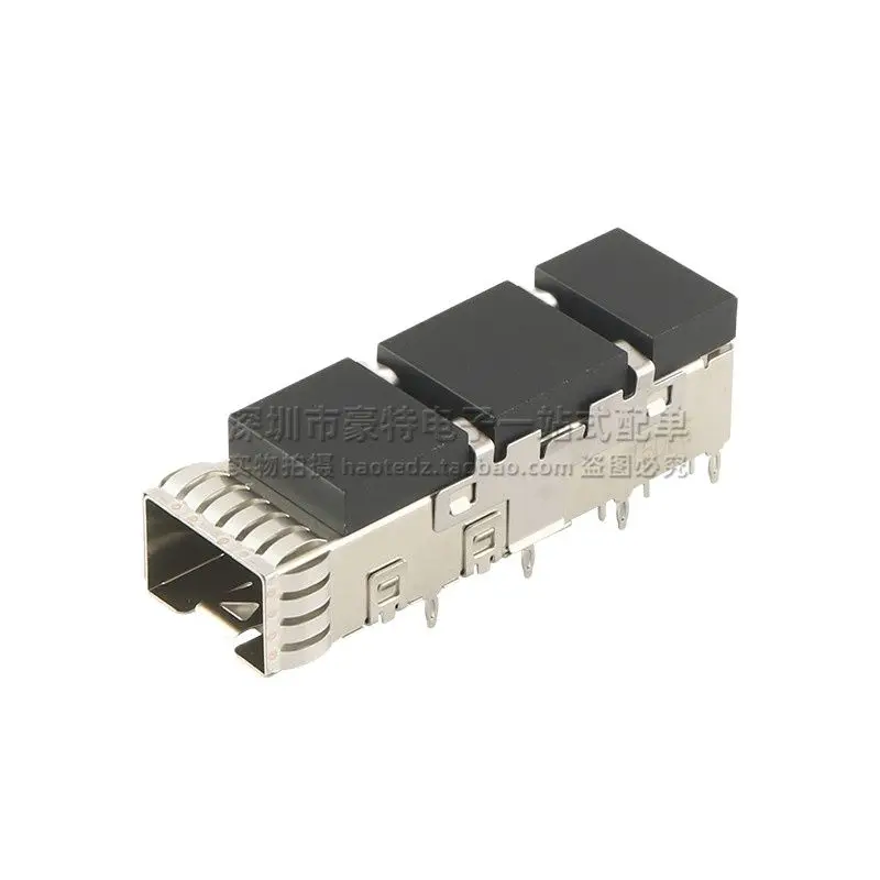 2pcs/ 2170618-1 new original imported genuine SFP+ 1X1 fiber optic cage connector spot straight shot