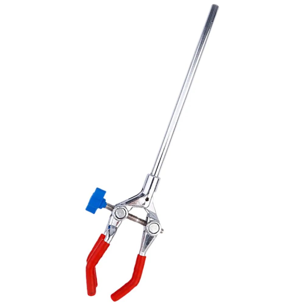 

Laboratory Flask Clamp 3 prong Zinc Alloy Stainless Steel Test Tube Glassware Accessories Corrosion