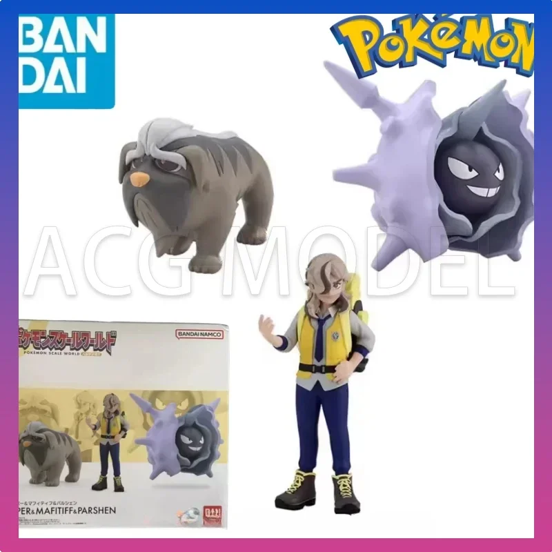 

Bandai Original Scale World POKEMON Paldea Region Arven Cloyster Mabosstiff Anime Figures Toys Gift Collectible Model Ornaments