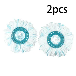 2-piece Mop Replacement Heads For The Leifheit. Cleaning Disc Mop Micro. 2-in-1 For All Types Of Floors 52115