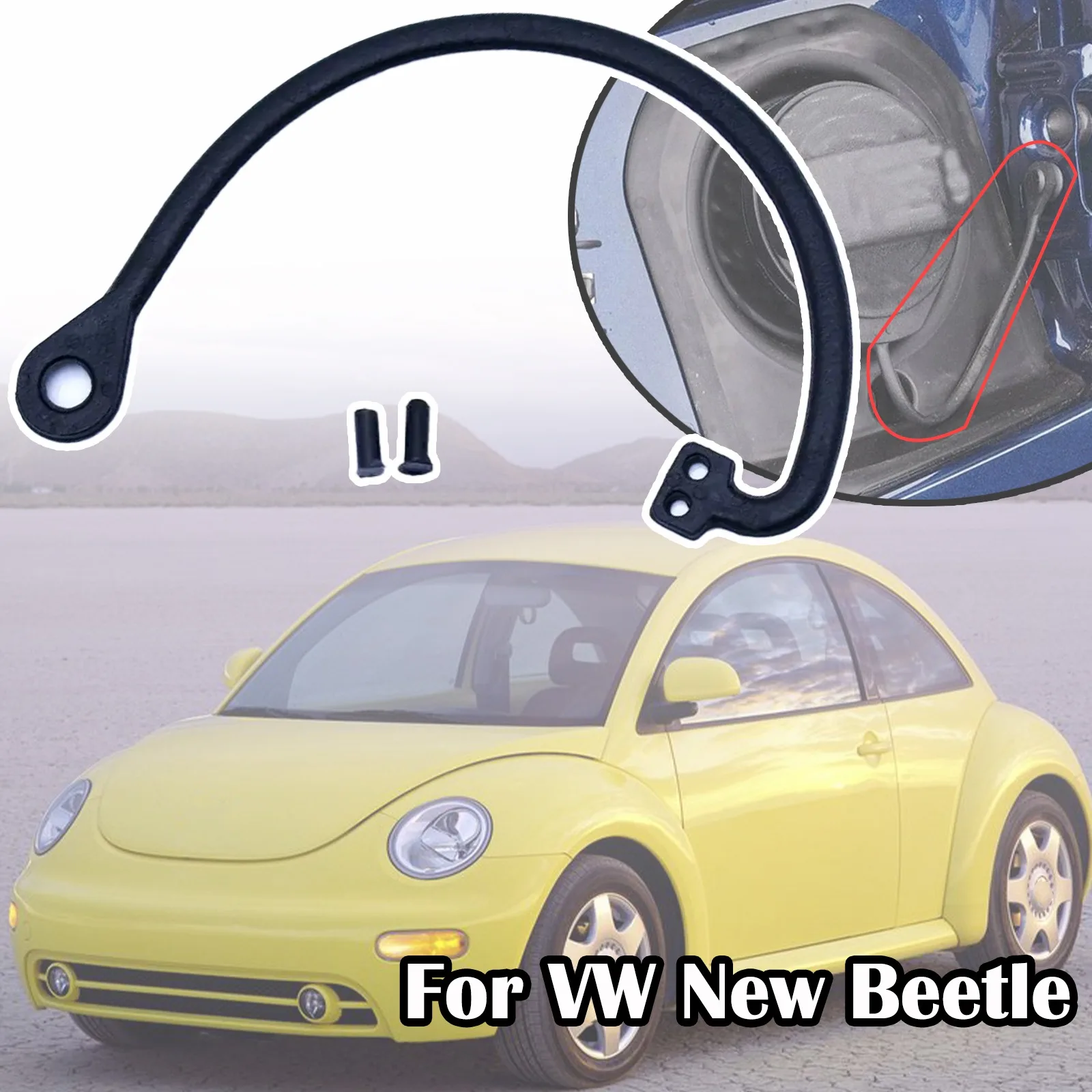 

Fuel Oil Tank Inner Cover Plug Petrol Diesel Cap Lid Gas Filler Support Retaining Strap Cord Rope For VW New Beetle Bjalla