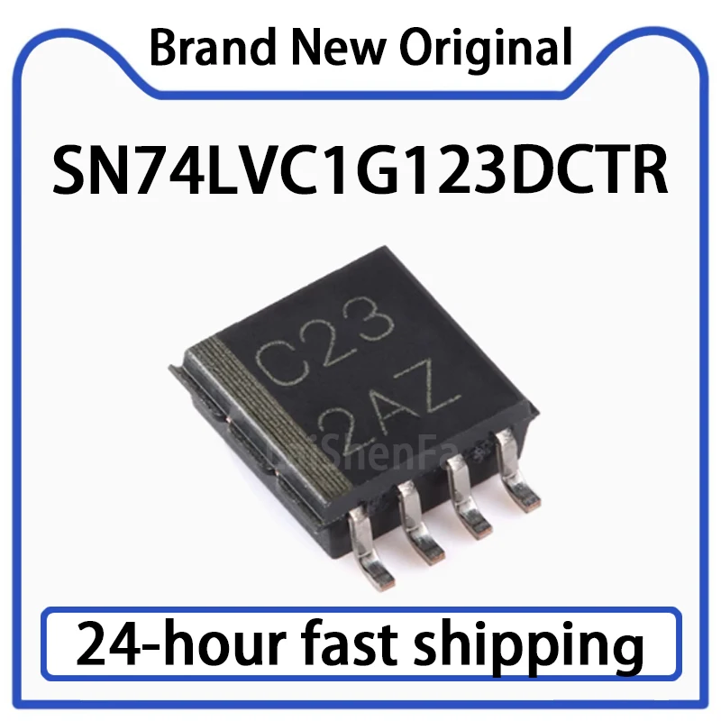 10PCS SN74LVC1G123DCTR MSOP-8 Single Steady State Multi Harmonic Oscillator Chip Original in Stock