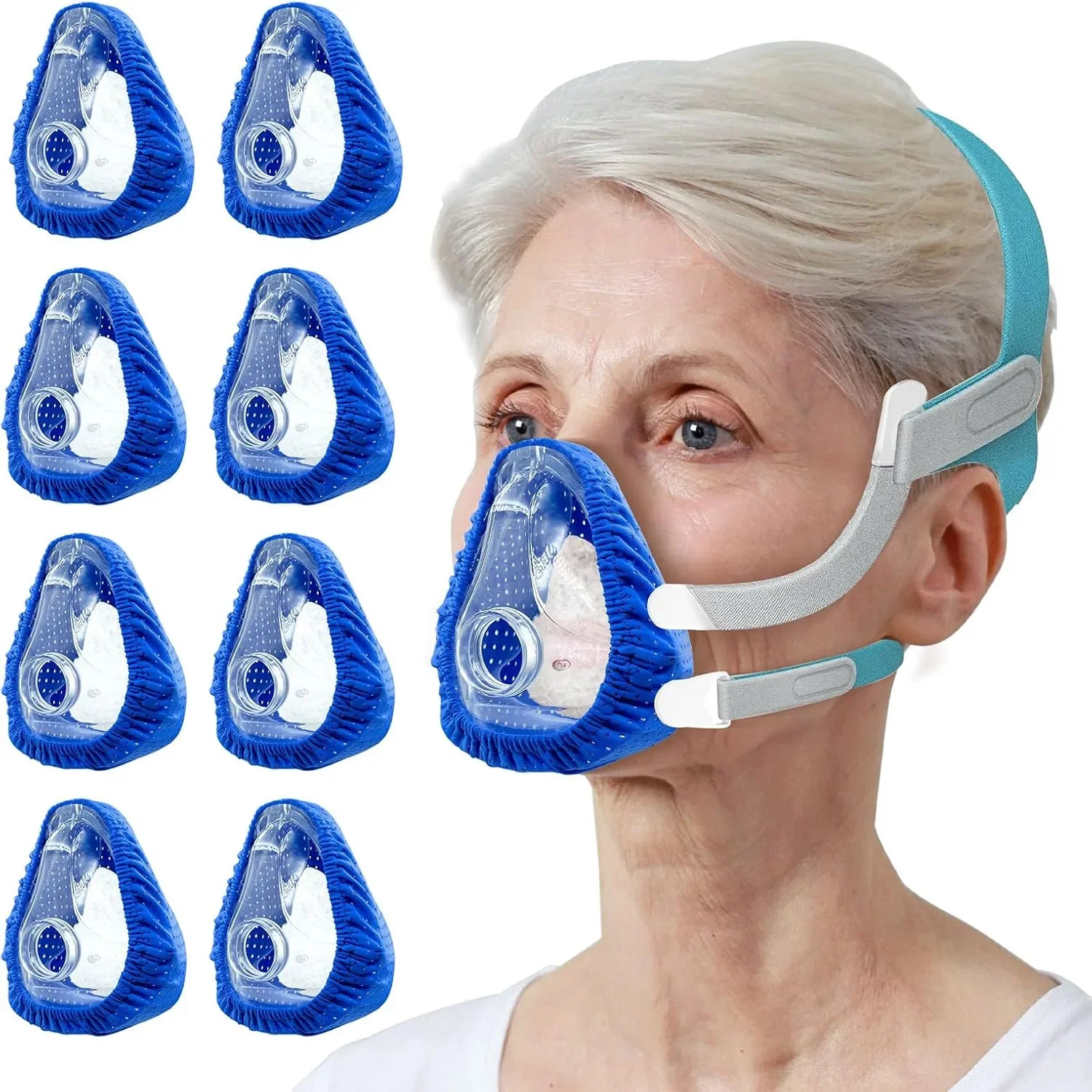 1-20Pcs CPAP Mask Liners Reusable Fabric Comfort Covers To Reduce Air Leaks Skin Irritation Cushion Washable And Easy To Clean