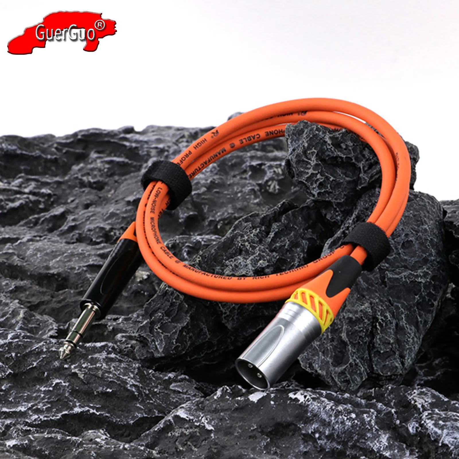 

XLR Male to 1/4 Inch TRS Cord,Balanced 6.35mm Stereo Jack to 3Pin XLR Male Plug,XLR Male to Male Guitar Cable for Amp Speaker