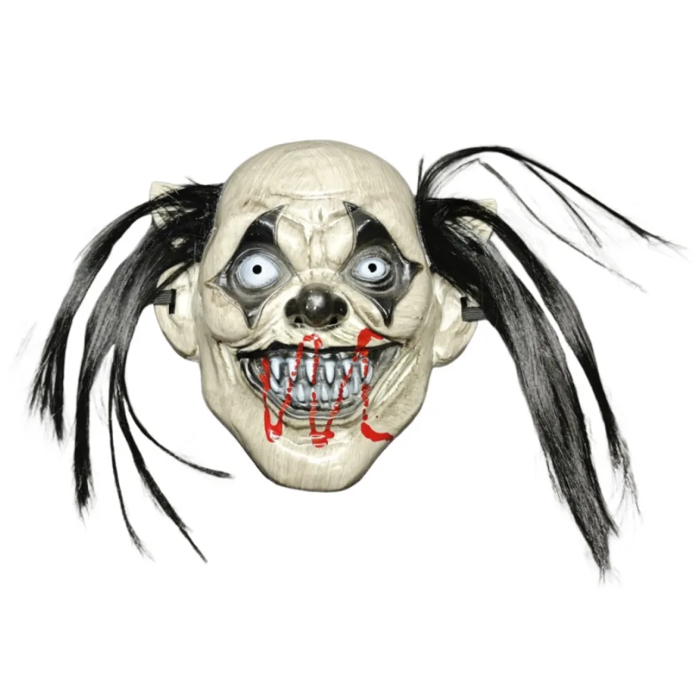 

Novelty Realistic Halloween Joker Mask Spooky Creativity Full Face Mask Funny Breathable Terrifying Cosplay Mask Male Female