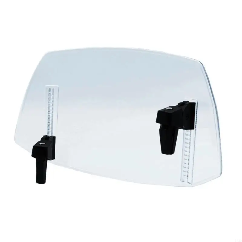 

R53D Universal Motorcycle Windshield Spoiler Air Deflector Adjustable ABS for Bike