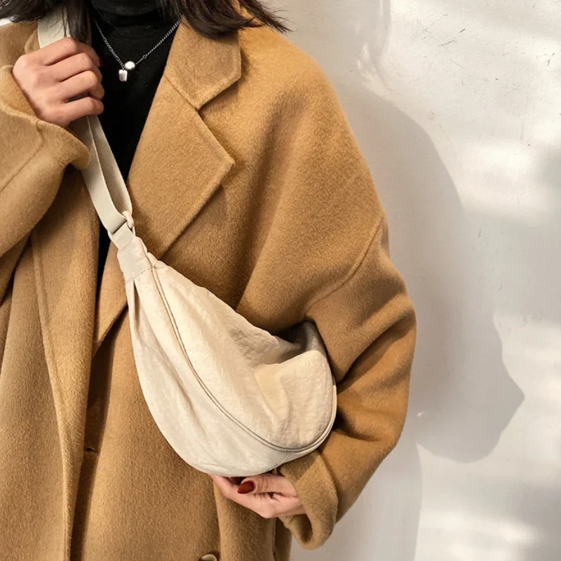 Sac à bandoulière Hobos en Nylon décontracté pour femmes, sacs à bandoulière de styliste, fourre-tout de grande capacité, sac de voyage pour dames,