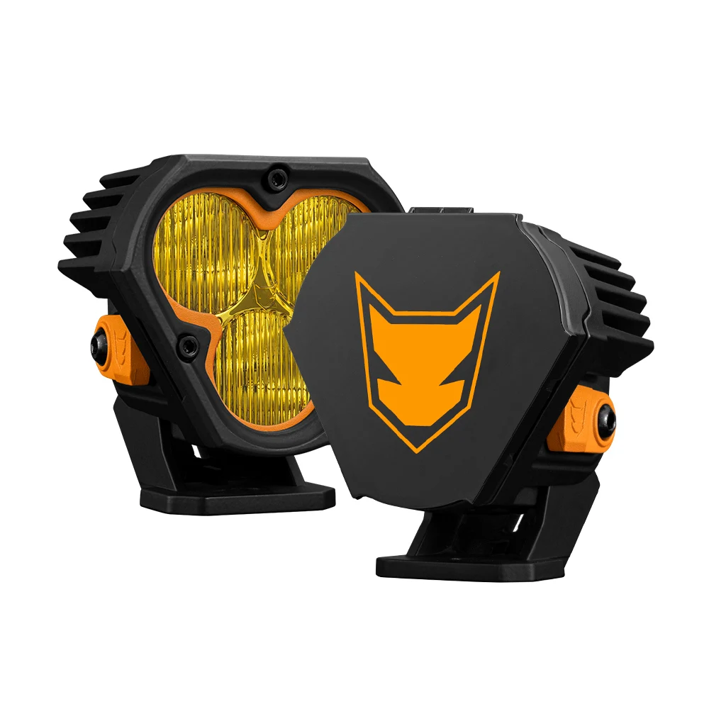 Уникальный LIGHTFOX 3-дюймовый комбинированный луч IP68 Водонепроницаемый 70 Вт Вспомогательный внедорожный светодиодный светильник для сборки Светодиодный рабочий светильник 4x4 Светодиодный прожектор