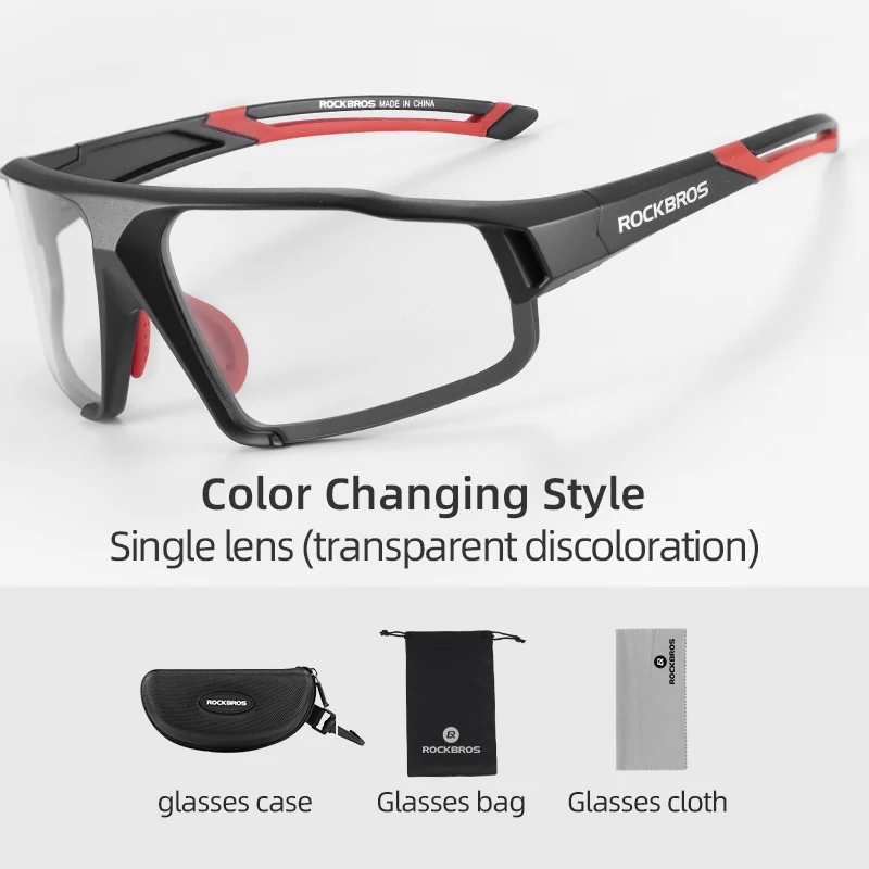 ROCKBROS Radfahren Brille Photochrome MTB Rennrad Brille UV400 Schutz Sonnenbrille Outdoor Brillen Sport Brille Ausrüstung 4