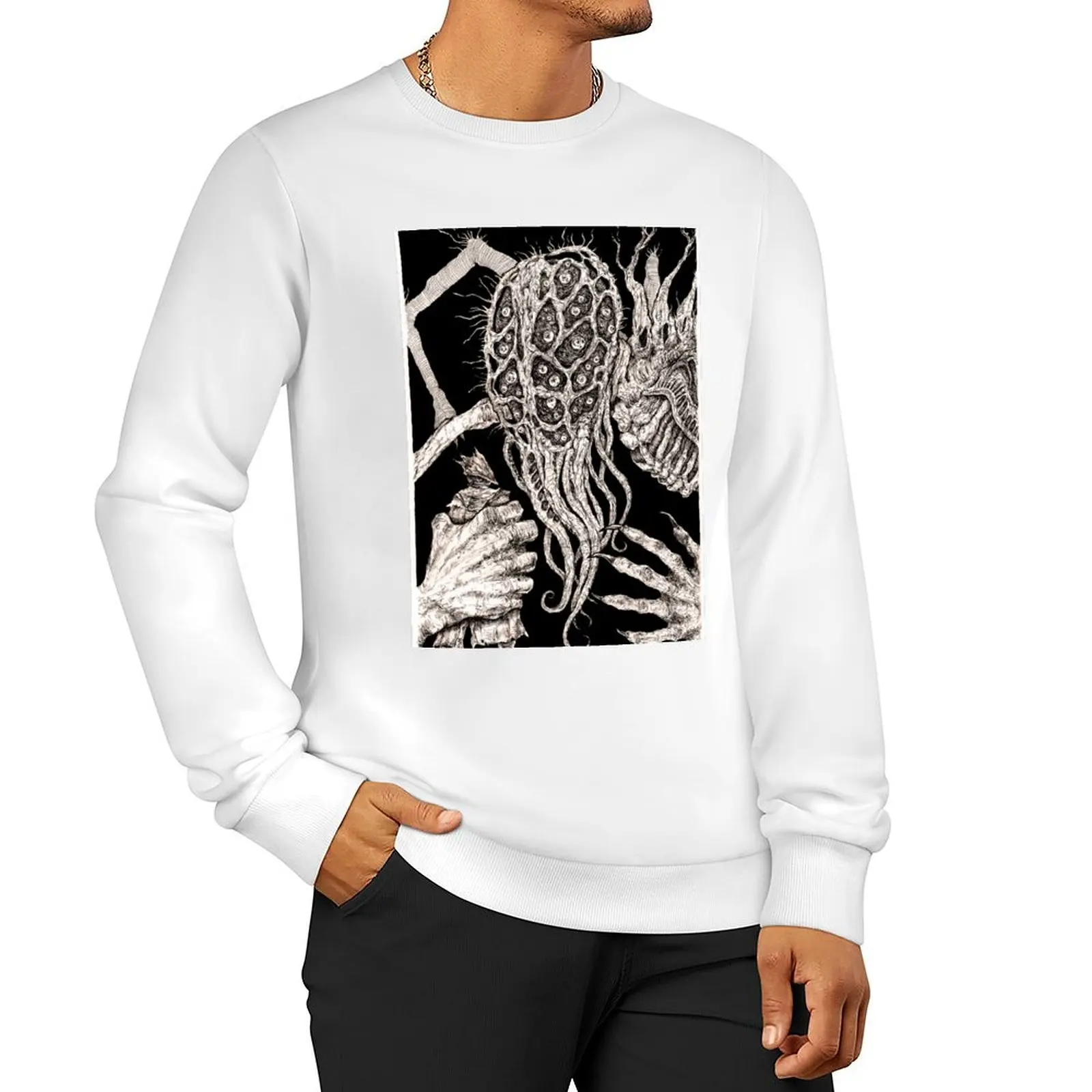 

Oh Amygdala Sweatshirt japanese style sweatshirt male