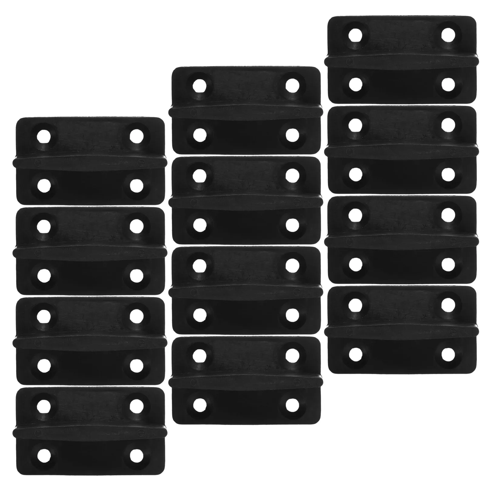 12Pcs Barn Door Guide Anti-Swing Sliding Bottom Positioner Floor Mounted Hardware for Interior Bypass Closet Door Sliding Guide