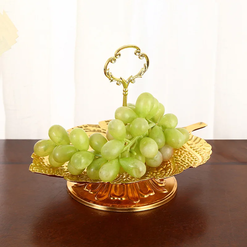 European-style Wrought Iron Multi-layer Refreshments Fruit Tray Tea Table Candy Cake Snack Shelf