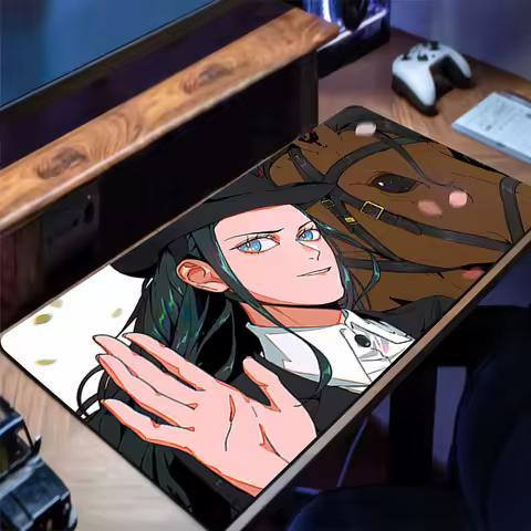 Mouse Pad Anime Non-Slip Rubber HD Mousepad Office Desk Mat One Piece Nico Robin Gaming PC Accessories Large Gamer Keyboard Mat