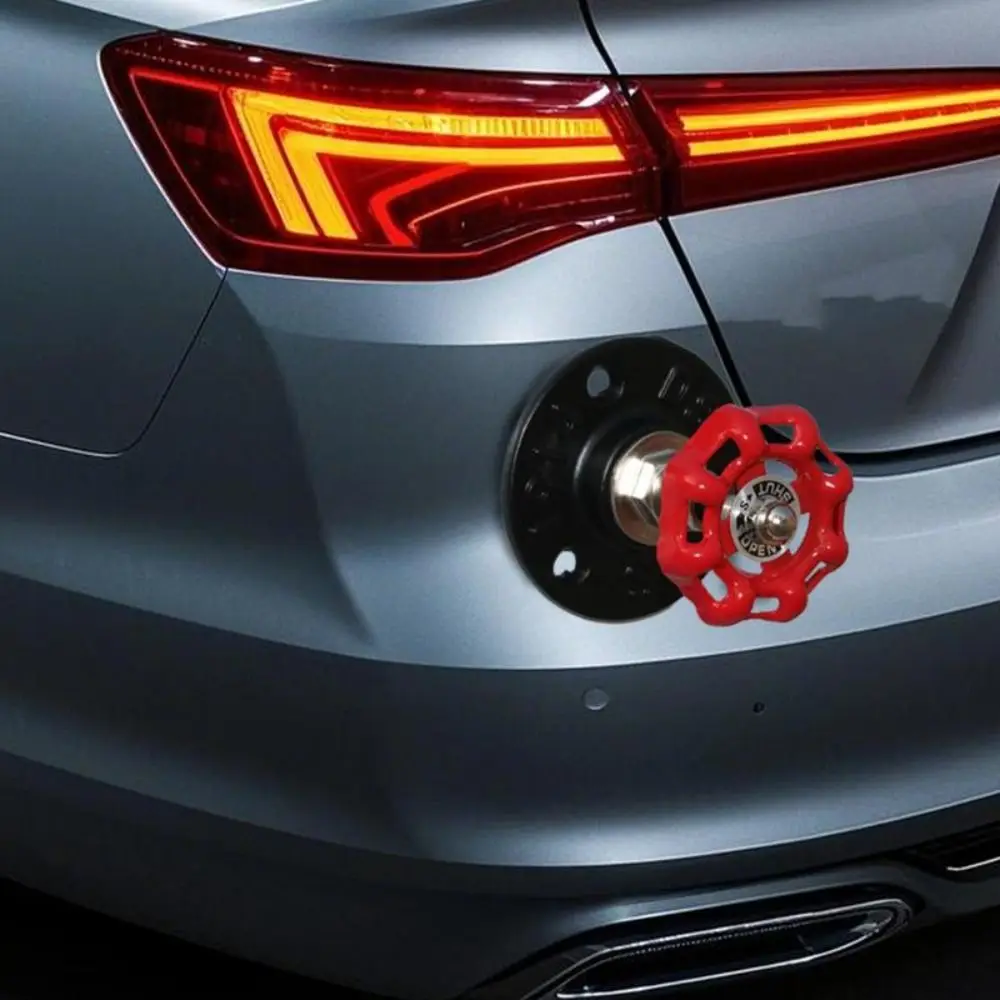 

Metal Valve 3D Faucet Car Sticker Alloy Protective Self-Adhesive Industrial Valve Decoration Gear Industrial Funny Key