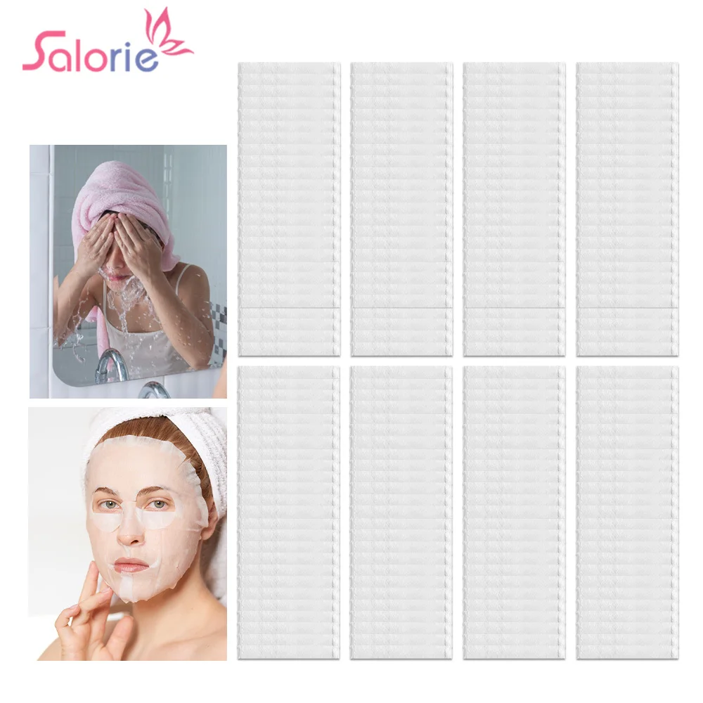 50 قطعة سبا المتاح الوجه Headbands النساء الأبيض الوجه خبير التجميل عقال التفاف غير المنسوجة لينة العناية بالبشرة صالون تجميل رباط شعر