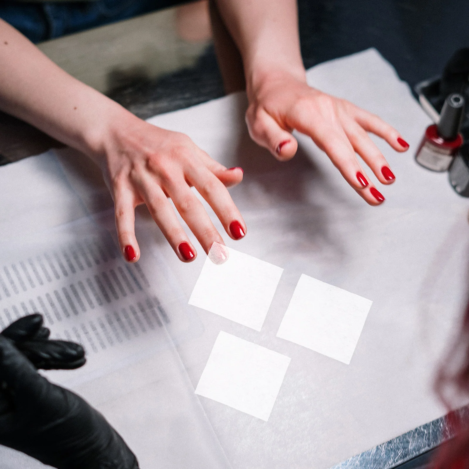 1000 Stück Sanitär-Vlies-Make-up-Pads, wiederverwendbar, hochwertige Fussel für Nagellackentferner, Verwendung zu Hause, Salon-Gel-Nagellack