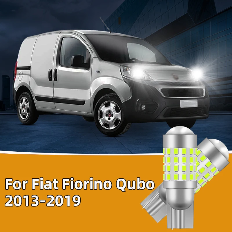 

2PCS For Fiat Fiorino Qubo 2013-2019 Car Led Bulb T10 W5W width lights side marker position Signal Lamp 12V 24V Clearance Lights