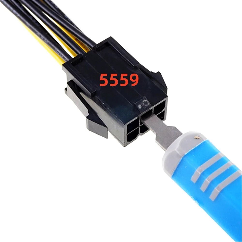 DIY 5557 5559 4.2 mm 4 Pin 6 8 24 Pin ATX Power Connector Terminal Contact Pin Extractor Tool / Pin Remover Stainless Steel