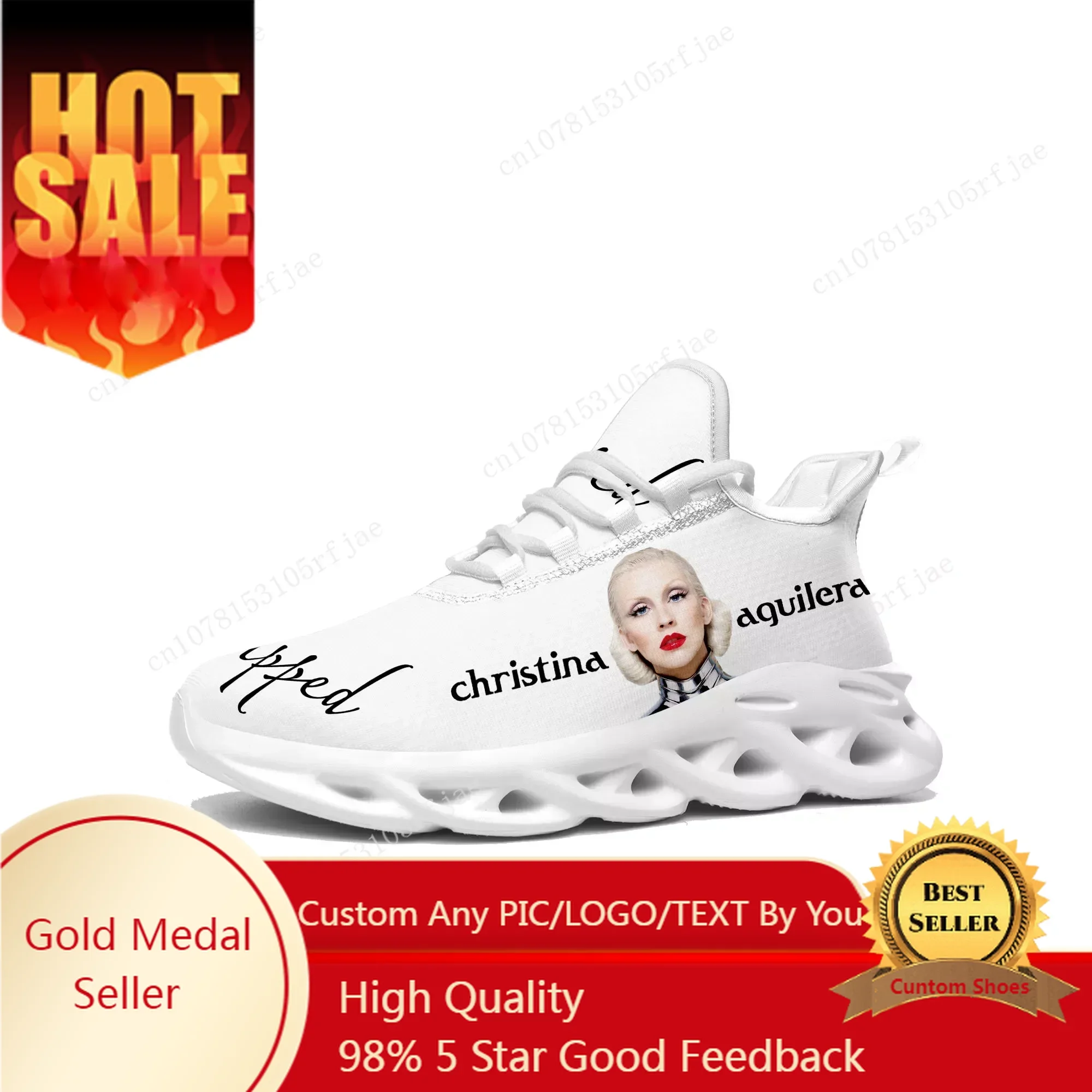 

Christina Aguilera Flats Sneakers Mens Womens Sports Running Shoes Sneaker Lace Up Mesh Footwear Tailor-made Shoe