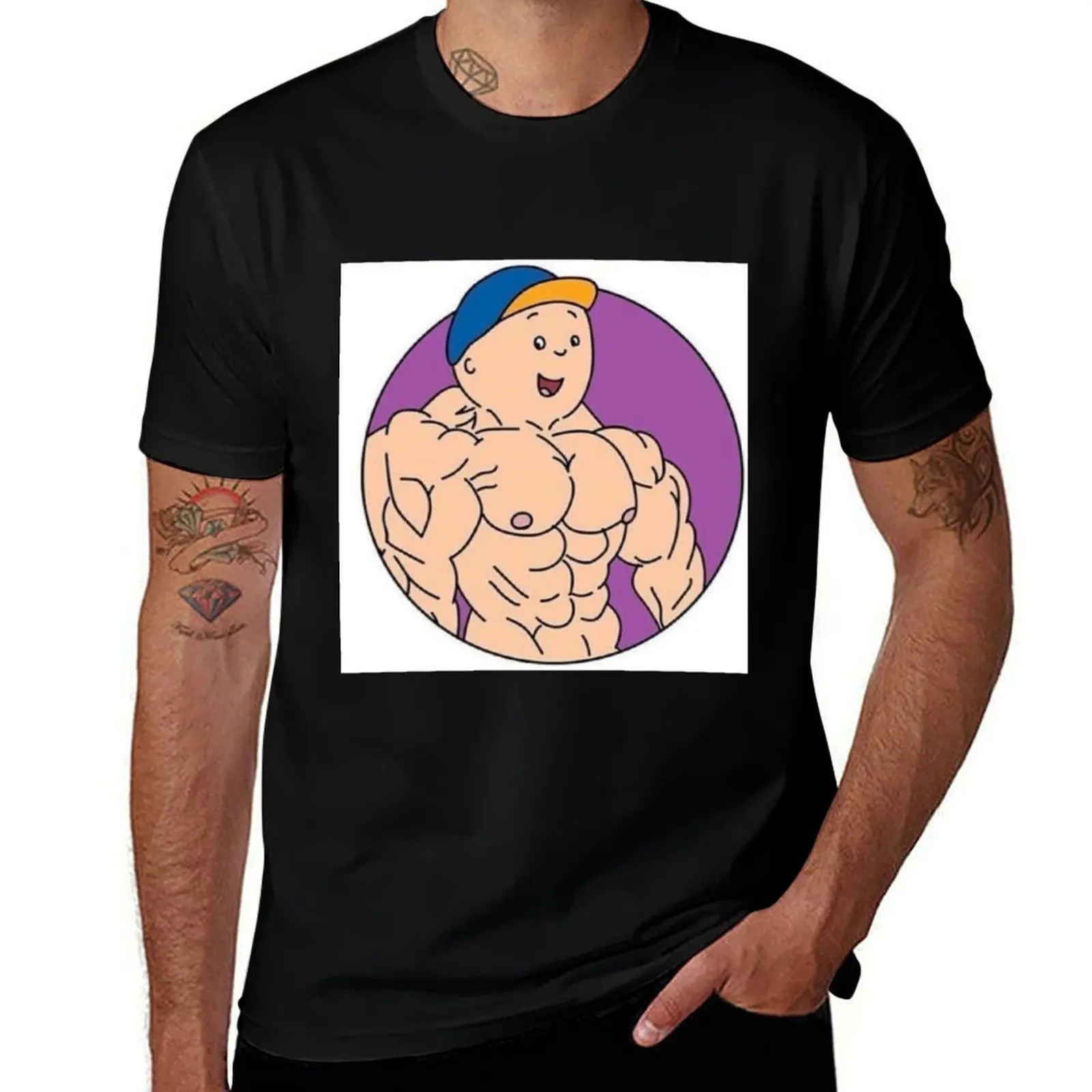 

Buff Af Caillou T-Shirt man t shirts for men casual man graphic t shirt t shirts for man cotton T-Shirt