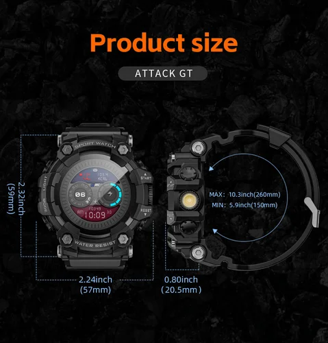Imagen 2 del producto Ofertas hoy Fitness Tracker reloj inteligente hombre Monitor de ritmo cardíaco presión arterial reloj inteligente adecuado impermeable para Android IOS