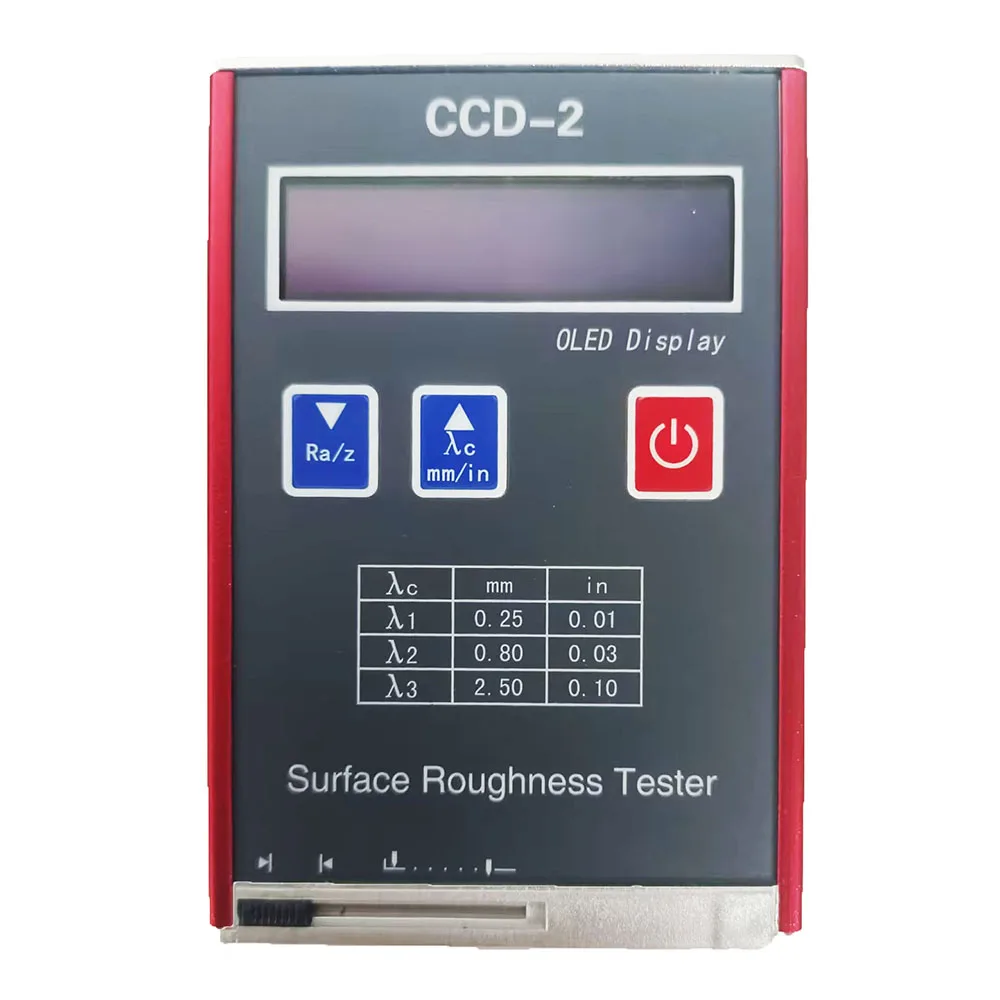 Surface Roughness Meter Tester with 4 Parameters Ra Rz Rq Rt Stroke Length 6mm Indication Accuracy 0.01μm -20°C-40°C