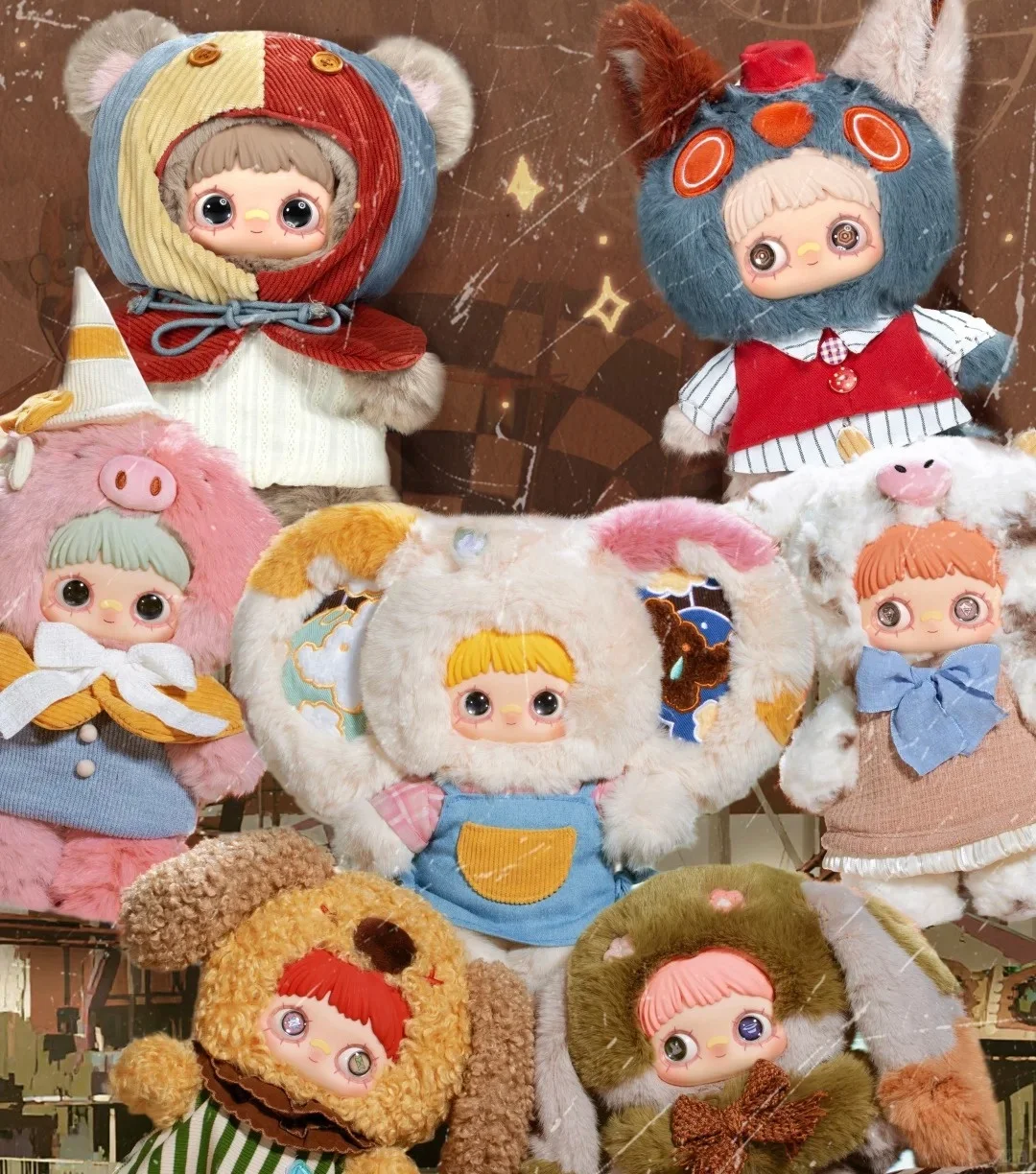 

Genuine MayMei new products forgotten funfair series vinyl blind box 400% plush vinyl doll ornaments tide girls' birthday gifts