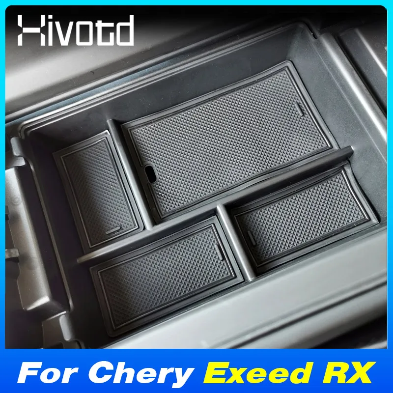 

Car Center Console Armrest Storage Box Container Organizer Parts For Chery Exeed RX 2023-2024 Interior Accessoriess Styling