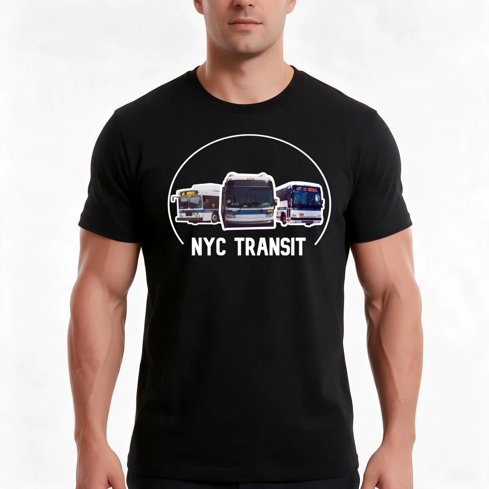 NYC Transit T-Shirt Summer Casual Cotton Tee Oversized Streetwear Tops Vintage Graphic Print Loose Fit Short Sleeve