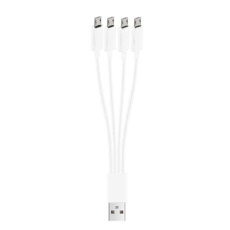 4 en 1 cable multi cargador micro USB para escuela, viajes, uso doméstico