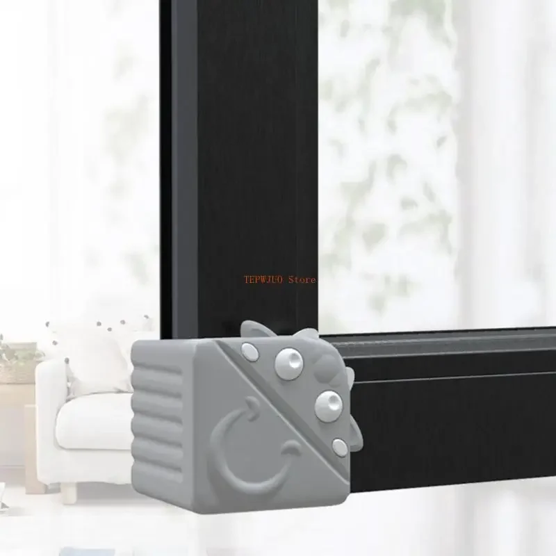 Protecteur d'angle de fenêtre absorbant les chocs U50F, Installation facile, sécurité pour tout-petits