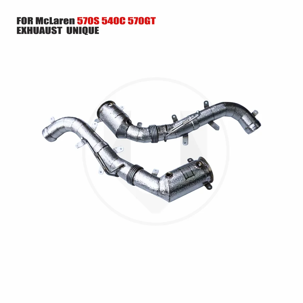 

UNIQUE Car Accessories Exhaust Downpipe High Flow Performance for 570S 540C 570GT With OPF Catalytic Converter