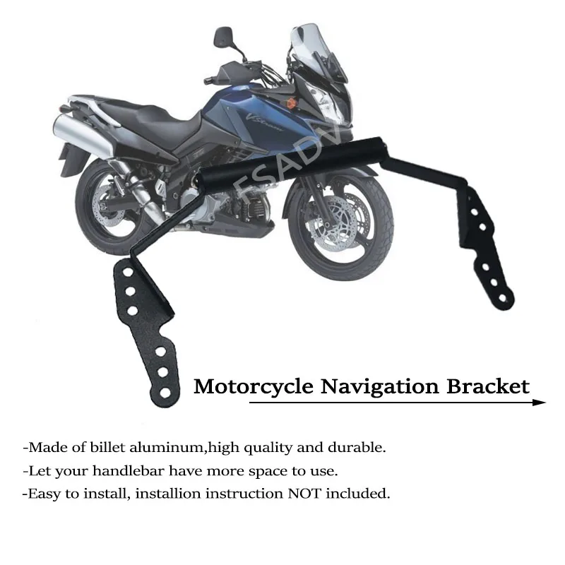 For Suzuki V-Strom 1000 Vstrom DL1000 2017-2023 Aluminum Mobile Phone Navigation Bracket Handlebar Phone Holder