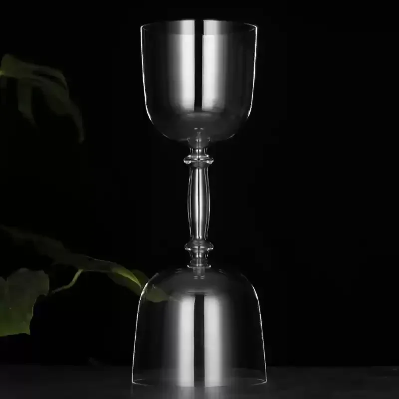 

Двуглавая хрустальная чаша, прозрачная ручная чаша с святым граналом, красочная прозрачная буддийская чаша, йога, медитация, перкуссия ручной работы, подарок